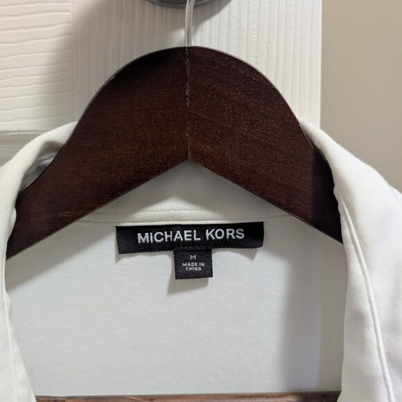 Michaels Kors Mens White Polo - Picture 2 of 3